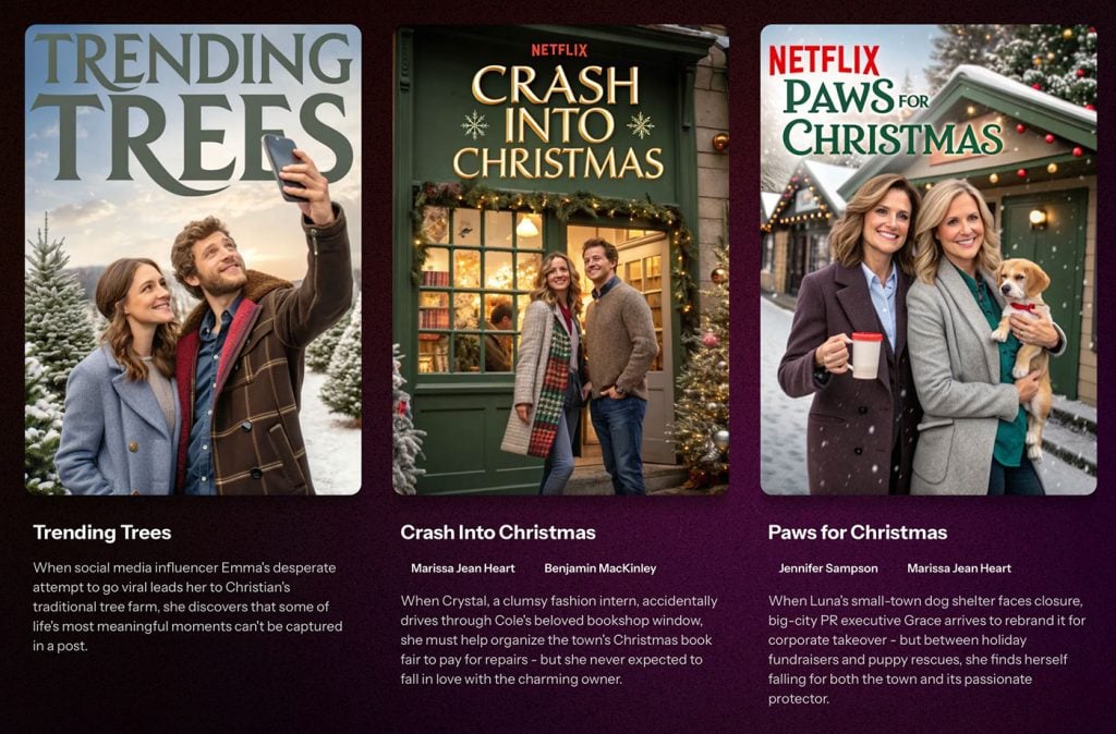 Generate Hilariously Bad Christmas Movies